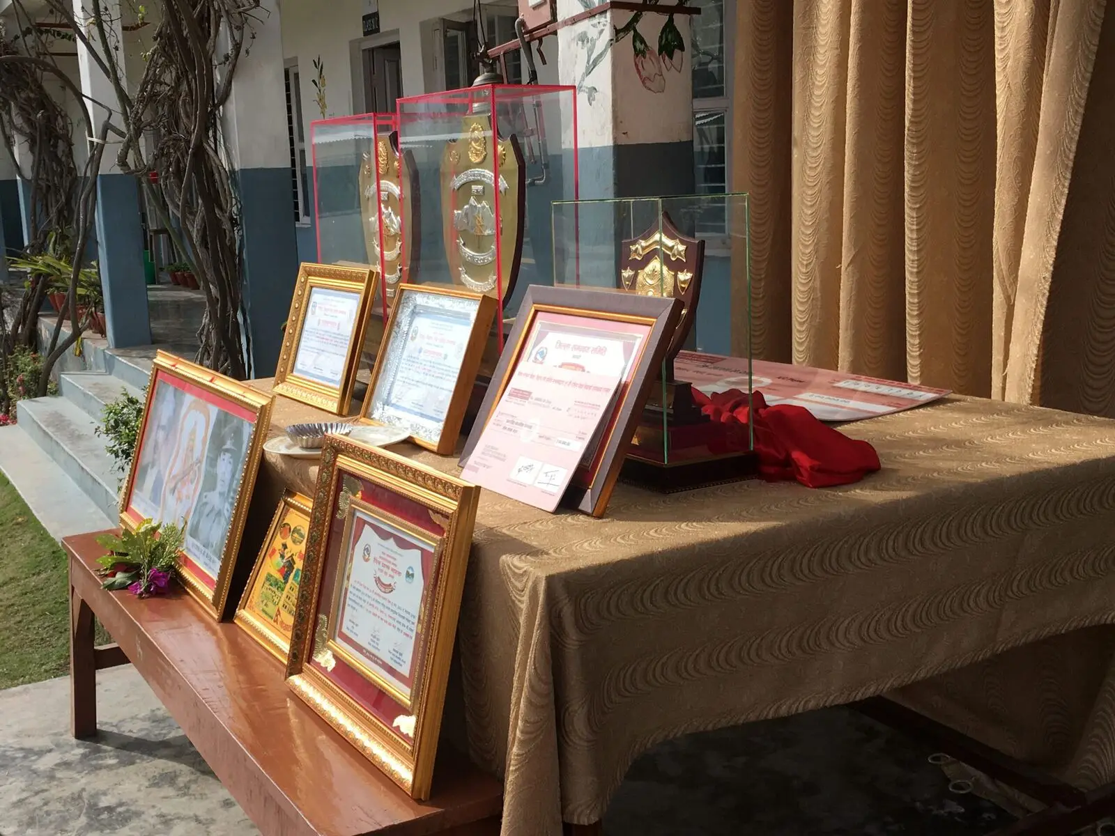 Trophies and certificates